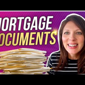 What documents are wished to purchase a dwelling with a mortgage??