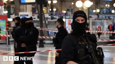 Paris Gare du Nord stabbing attack leaves six injured – BBC News