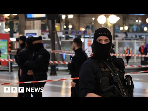 Paris Gare du Nord stabbing attack leaves six injured – BBC News