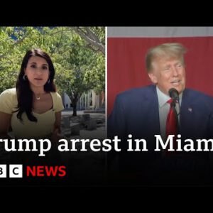 Trump’s arrest in Florida outlined in 90 seconds – BBC News
