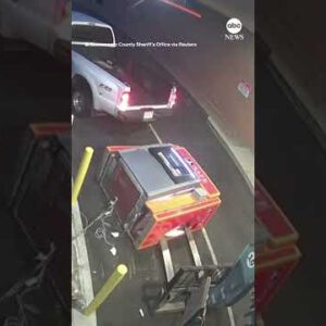 California thieves knock over ATM with forklift | ABC Records