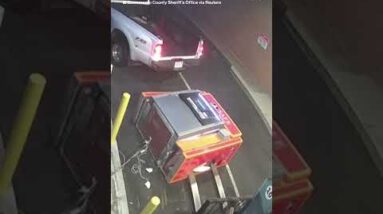 California thieves knock over ATM with forklift | ABC Records