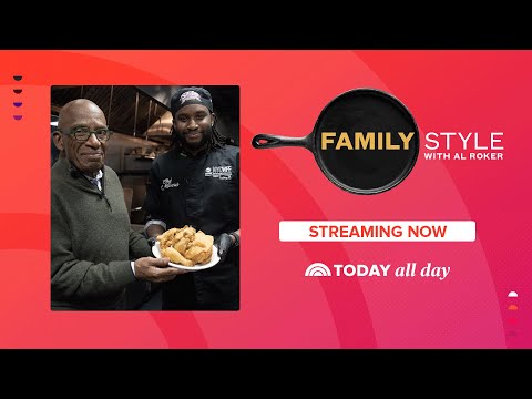 Scrutinize Family Style with Al Roker for appetizing descend recipes
