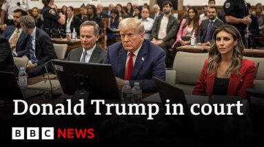 Donald Trump in court for 2nd day of civil fraud trial – BBC News