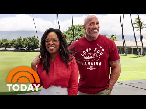 Oprah, Dwayne Johnson to serve Maui residents tormented by wildfire