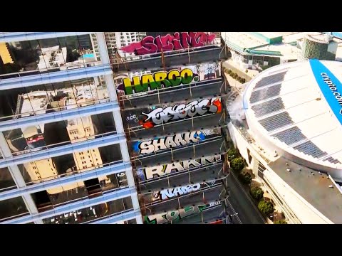 Graffiti Artists Tag LA Luxurious Skyscraper Earlier than Grammys