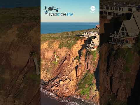 Luxury houses teeter on cliff edge after landslide – ABC Files