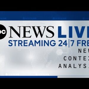 LIVE: ABC News Live – Friday, Could well well 17