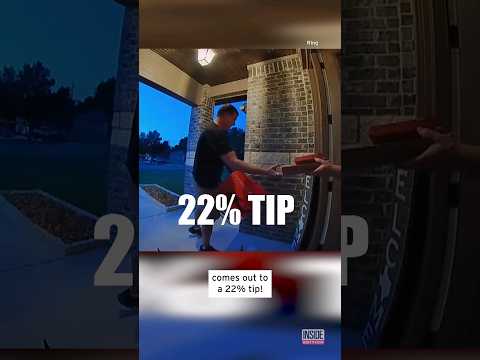 DoorDash Shipping Driver Upset Over $5 Tip #shorts