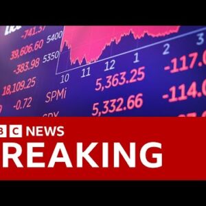 World stock markets tumble over fears of US slowdown | BBC Information