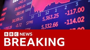 World stock markets tumble over fears of US slowdown | BBC Information