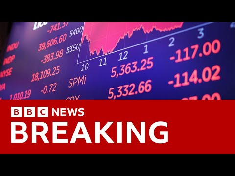 World stock markets tumble over fears of US slowdown | BBC Information