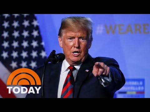 President Donald Trump Holds Impromptu News Conference After NATO Summit | TODAY