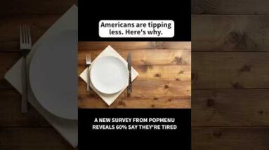 Americans are tipping much less. Here is why.