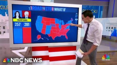 Steve Kornacki: What the boulevard to 270 appears to be treasure for Kamala Harris and Donald Trump