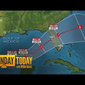 Tropical Storm Milton forecasted to slam Florida as typhoon