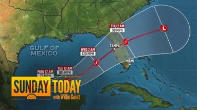 Tropical Storm Milton forecasted to slam Florida as typhoon