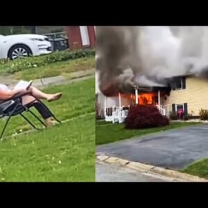 Lady Sets Her Home on Fire Then Sits to Scrutinize It Burn: Police officers