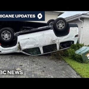 Florida resident describes extent of home fracture from Typhoon Milton