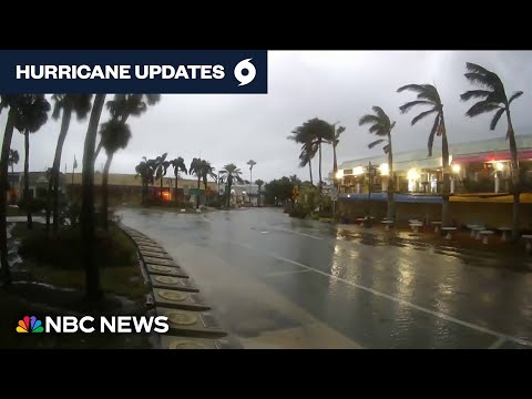 Threats of tornadoes as Hurricane Milton makes landfall in Florida