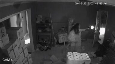 Mettlesome Lady Fires Gun at Three Armed Burglars Who Entered Her House