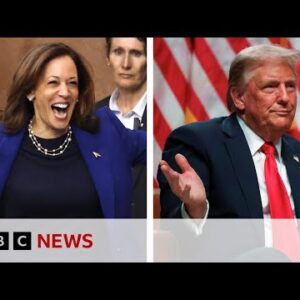 US election: Kamala Harris and Donald Trump target swing states in southwest | BBC News