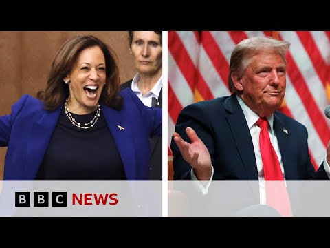 US election: Kamala Harris and Donald Trump target swing states in southwest | BBC News