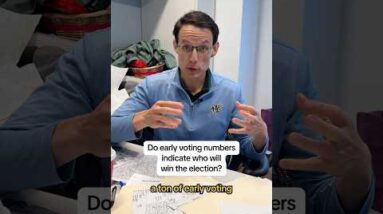 Attain early voting numbers present who utilize the election? Steve Kornacki solutions