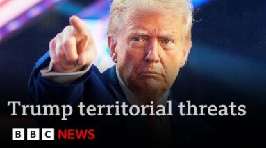 Trump refuses to rule out militia power to shield Greenland and Panama | BBC News