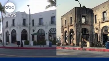 Before and After: Strolling tour of Pacific Palisades illustrates wildfire destruction