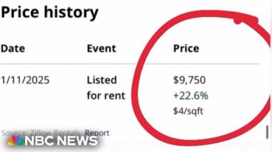 The worth for rental housing has spiked in Los Angeles after the fires