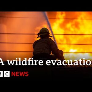 LA fires burn out-of-retain an eye on as hundreds evacuated from homes | BBC Recordsdata