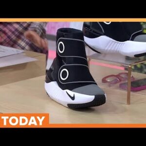 Original objects from CES: Trim planter, Nike restoration sneakers, extra